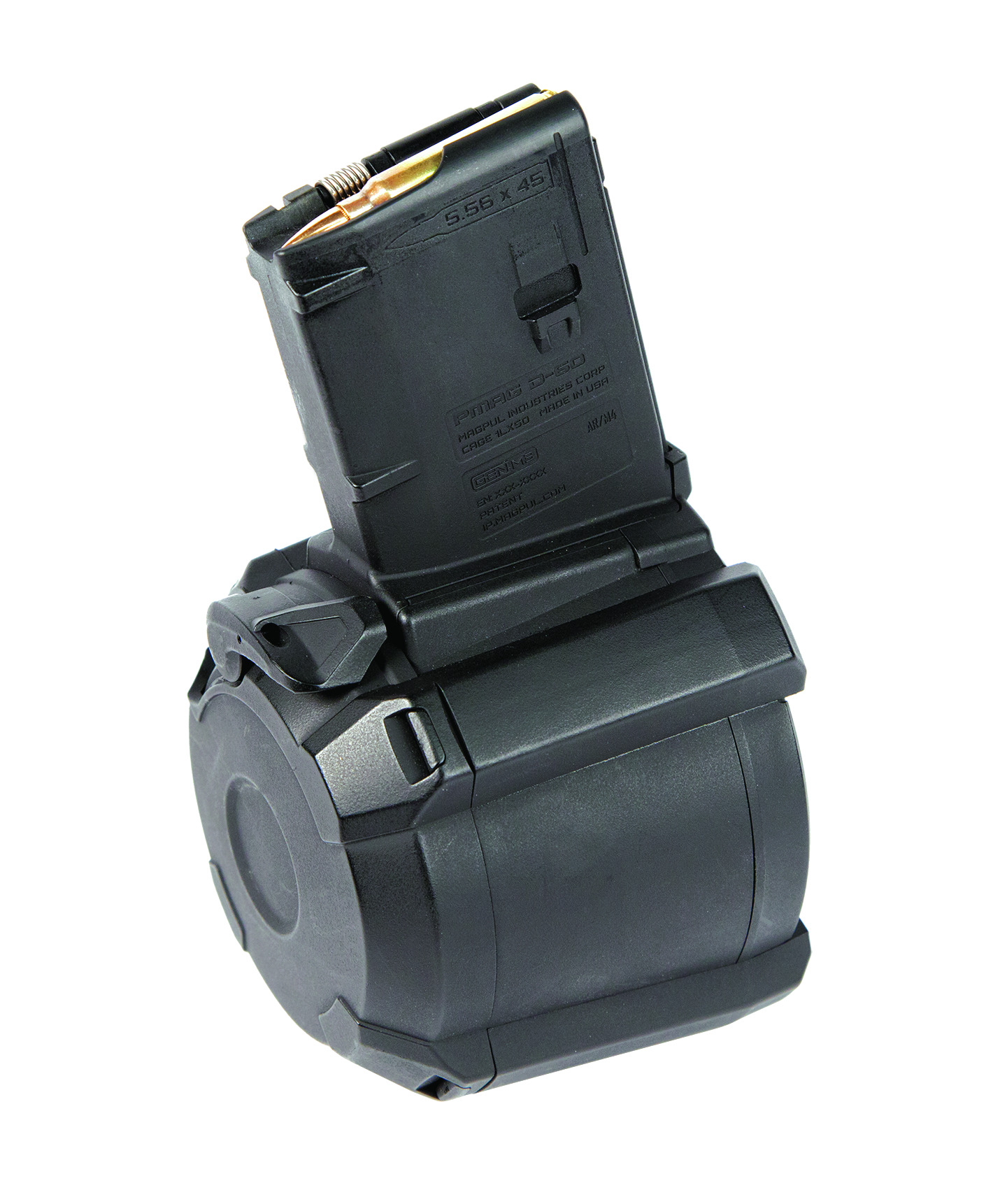 Magpul Industries PMAG D-60 AR/M4 Gen M3 5.56x45mm NATO/.223 Remington 60 Round Rifle Magazine