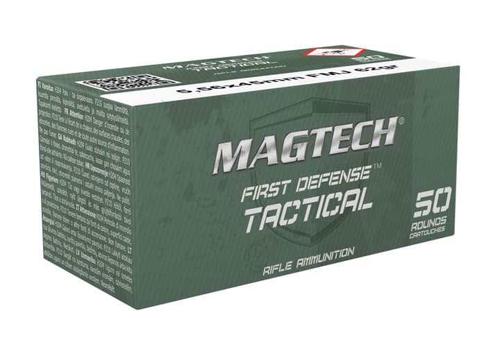 Magtech 5.56X45 62 Grain Full Metal Jacket Brass Cased Rifle Ammunition