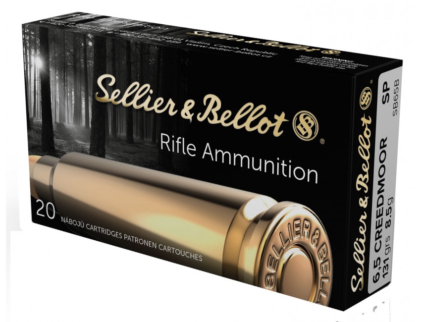 Sellier & Bellot 6.5 Creedmoor 131 Grain Soft Point Rifle Ammunition