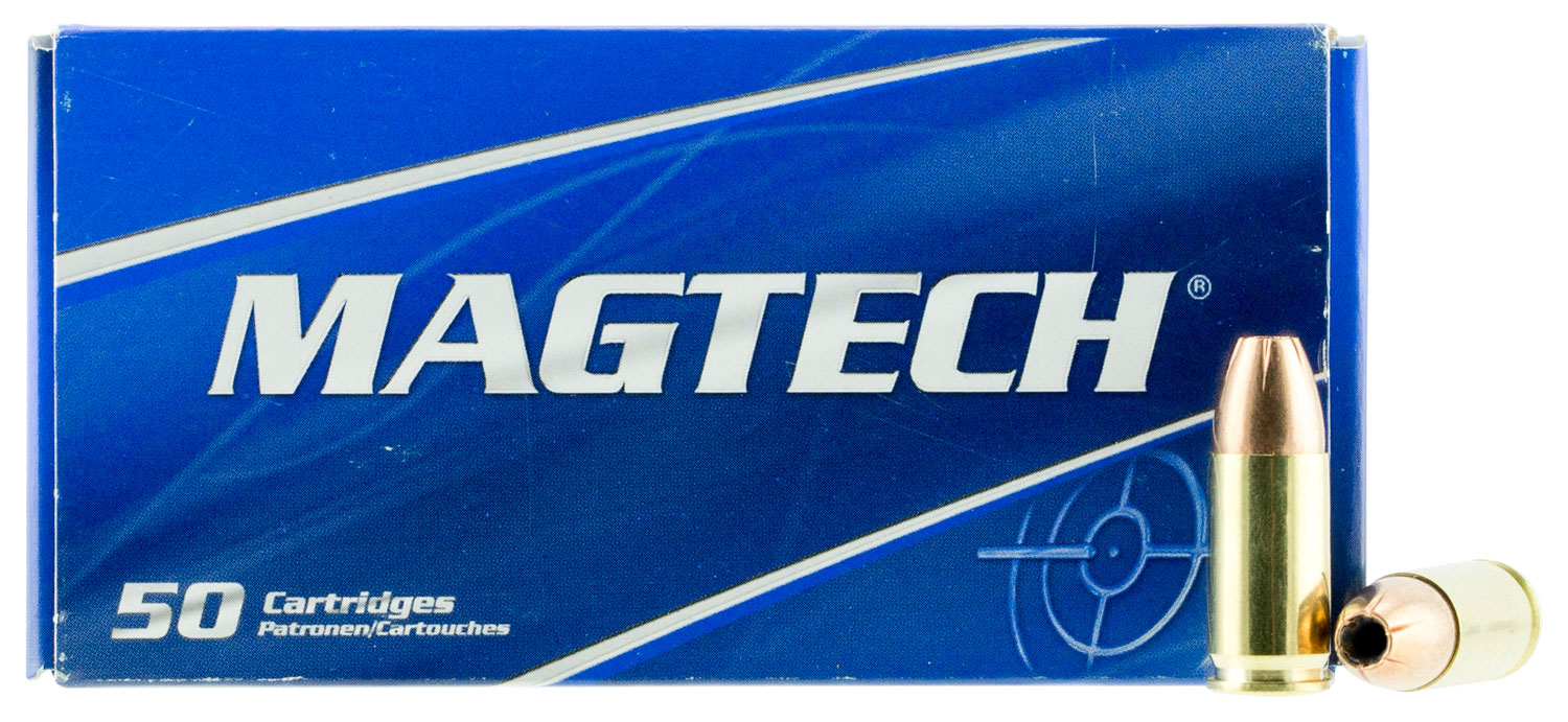 Magtech 380 Auto 95 Grain Jacketed Hollow Point Brass Cased Pistol Ammunition