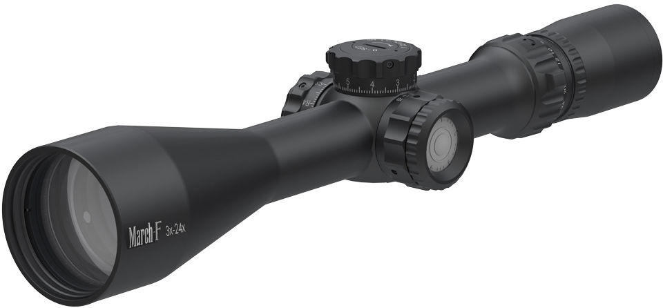 March Scopes 3-24x52mm Tactical Turret Rifle Scopes | $156.50 Off 