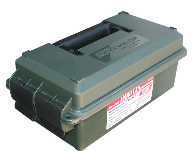 Green Plastic Ammo Can