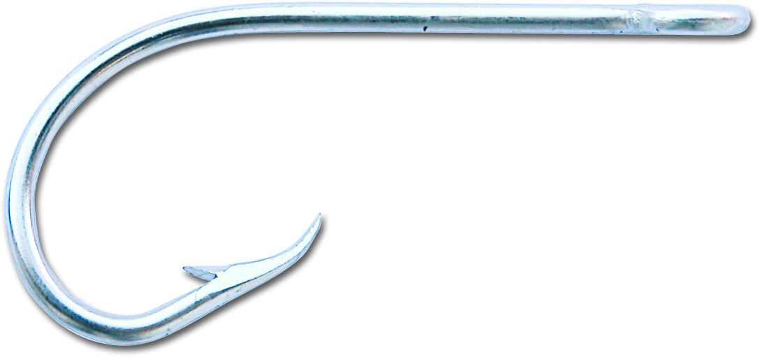 Mustad E-Z Baiter Hook, Curved In/Kirbed Point, Offset, Ringed Eye