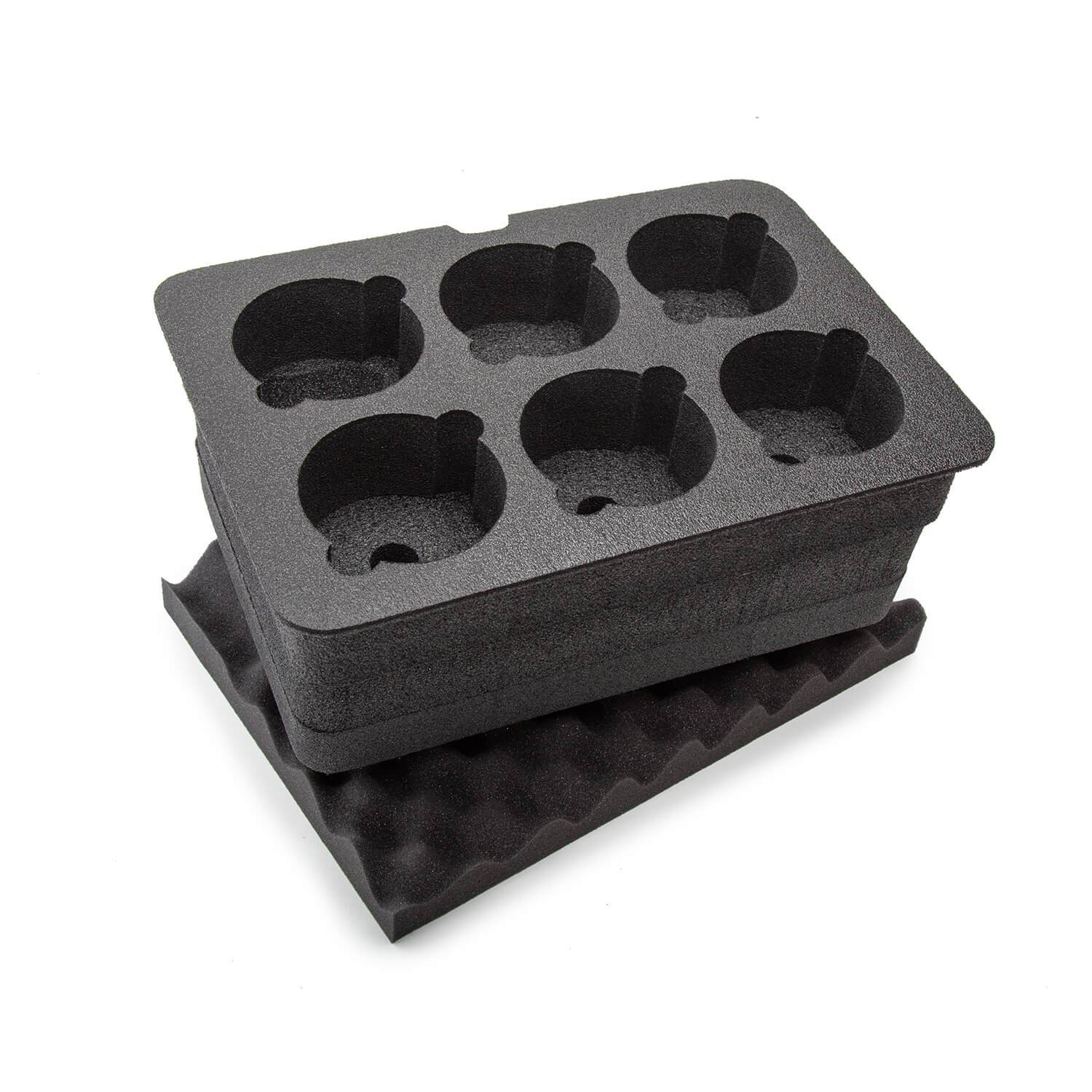 Nanuk Customized Foam Insert (918) for 6 Lens