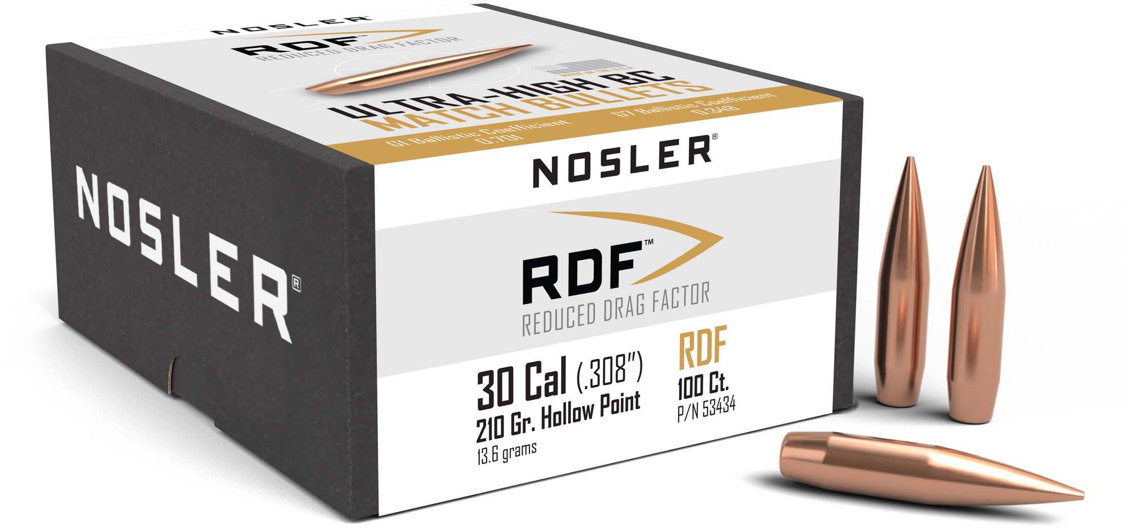 Nosler 10229 6mm Creedmoor Rifle Brass 50 Per Box