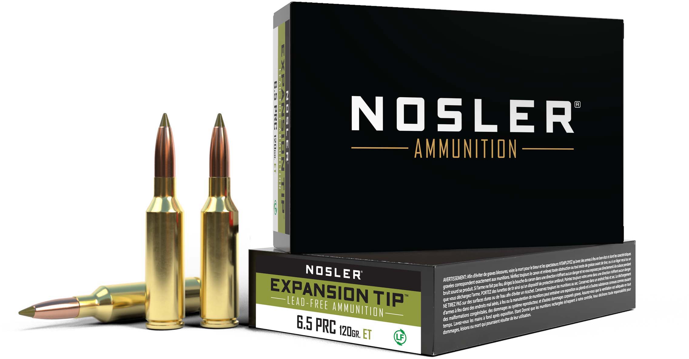 Nosler 6.5 PRC E-Tip 120 grain Brass Cased Rifle Ammunition