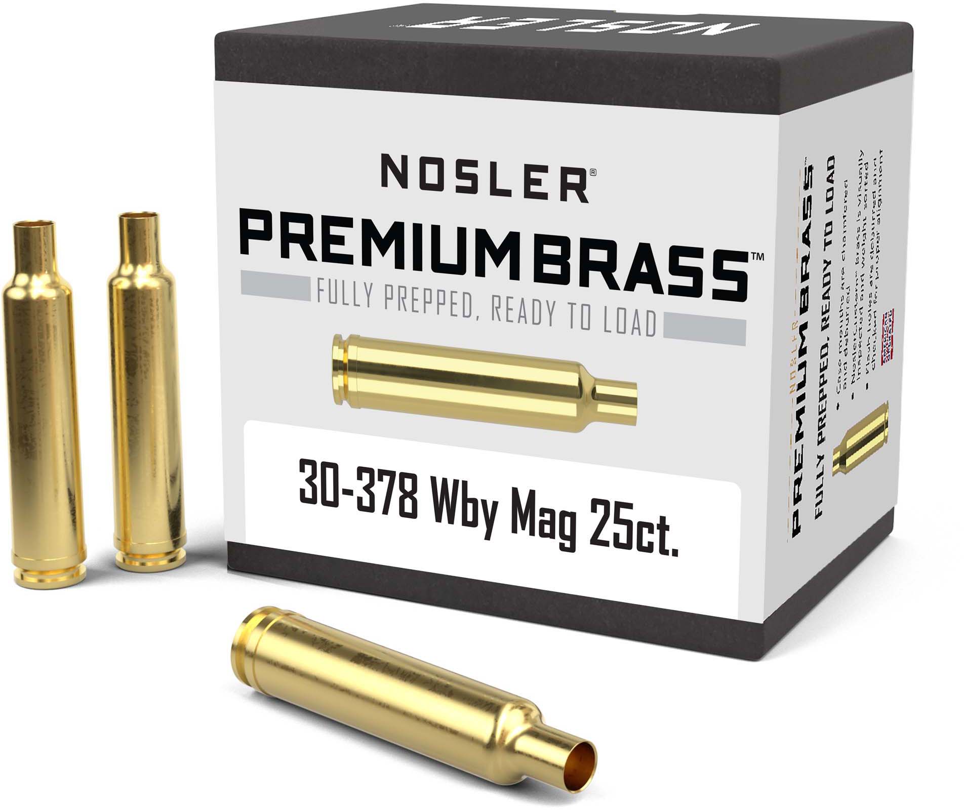 Nosler Custom Rifle Brass .30-378 Weatherby Magnum