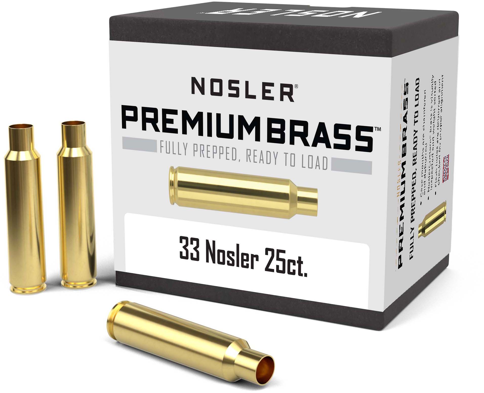 Nosler Custom Rifle Brass .33 Nosler