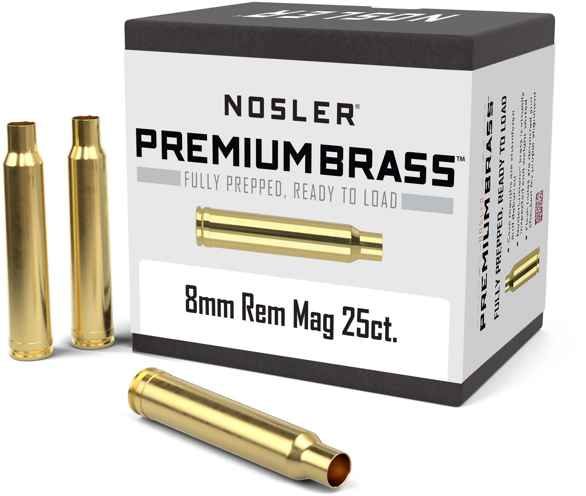 Nosler Custom Rifle Brass 8mm Remington Magnum