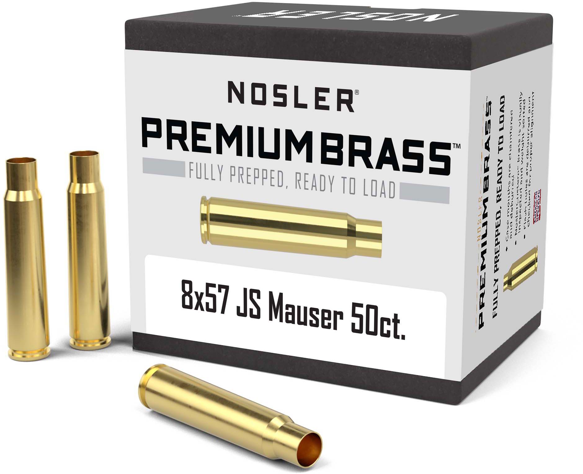 Nosler Custom Rifle Brass 8X57mm JS