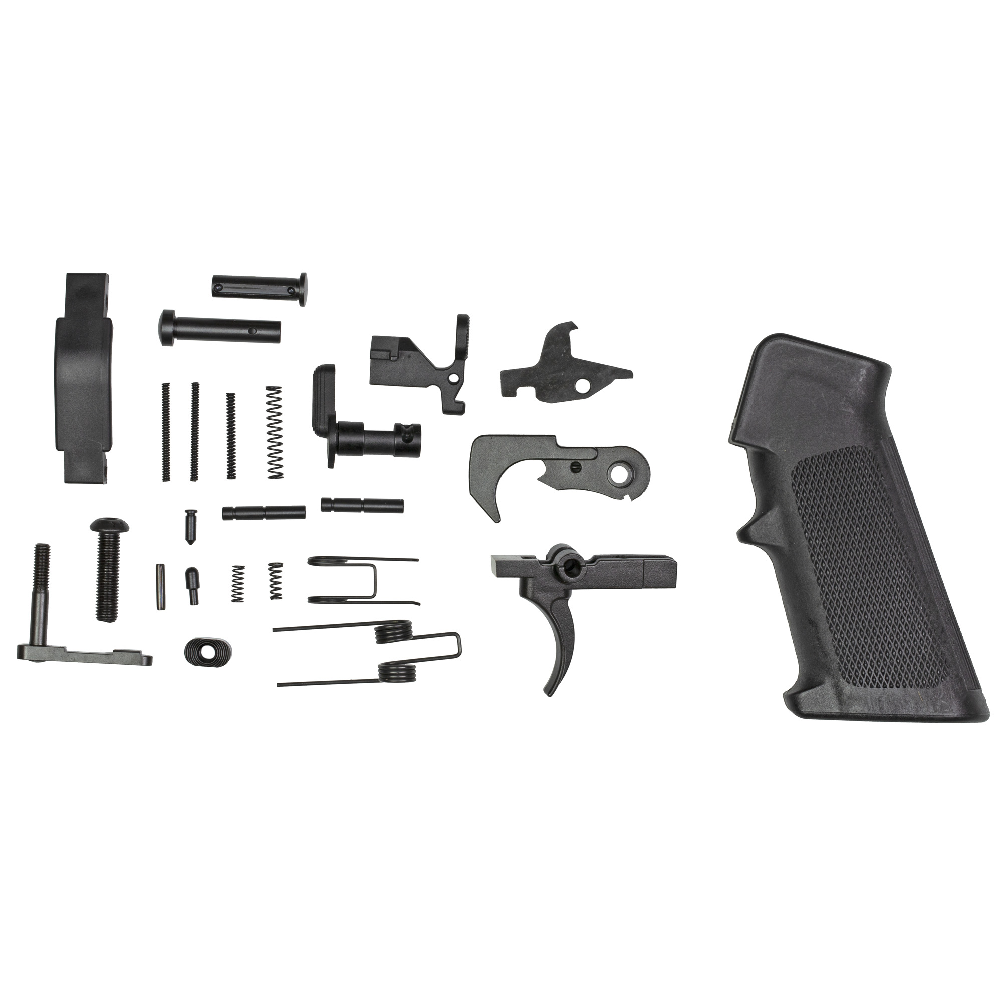 ODIN Works Enhanced Lower Parts Kit, Black, Fits AR15