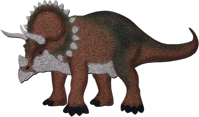 animal planet foam triceratops