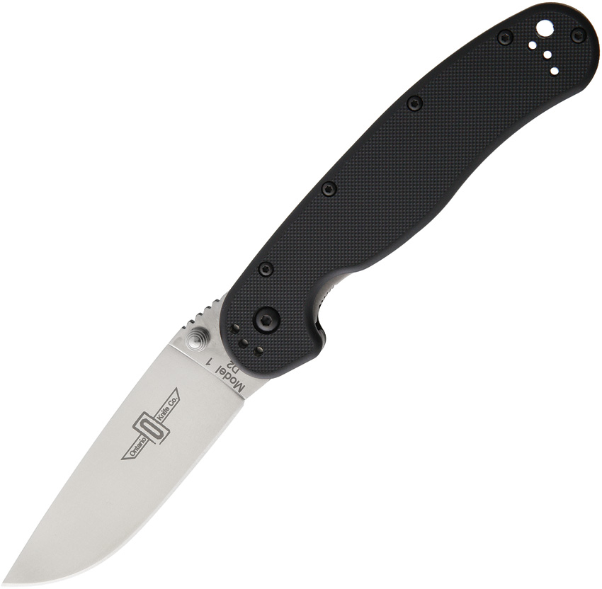 Ontario Knife Rat 1 Linerlock Black Folding Knife