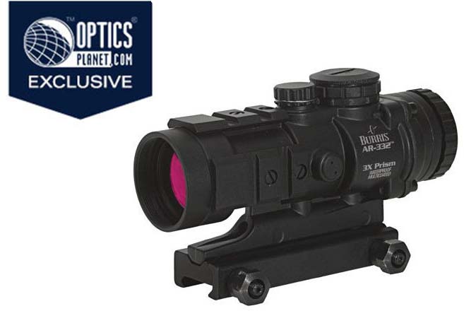 OpticsPlanet Exclusive Burris AR-332 Prism 3x32mm Ballistic CQ 