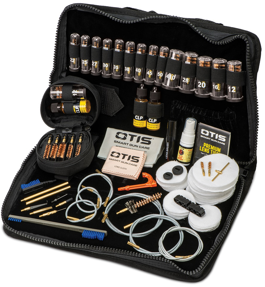Gun Cleaning Kit for Shotguns Rifles and Pistols Calibers .17- .50 Cal, Brass