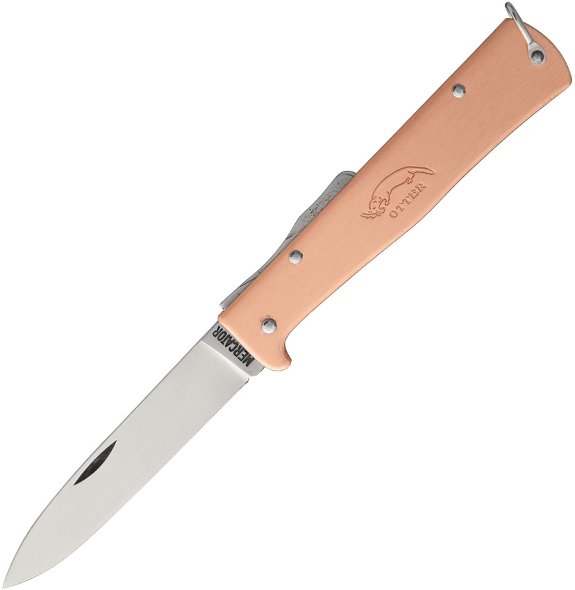 OTTER-Messer Mercator Copper Lockback Folding Knife
