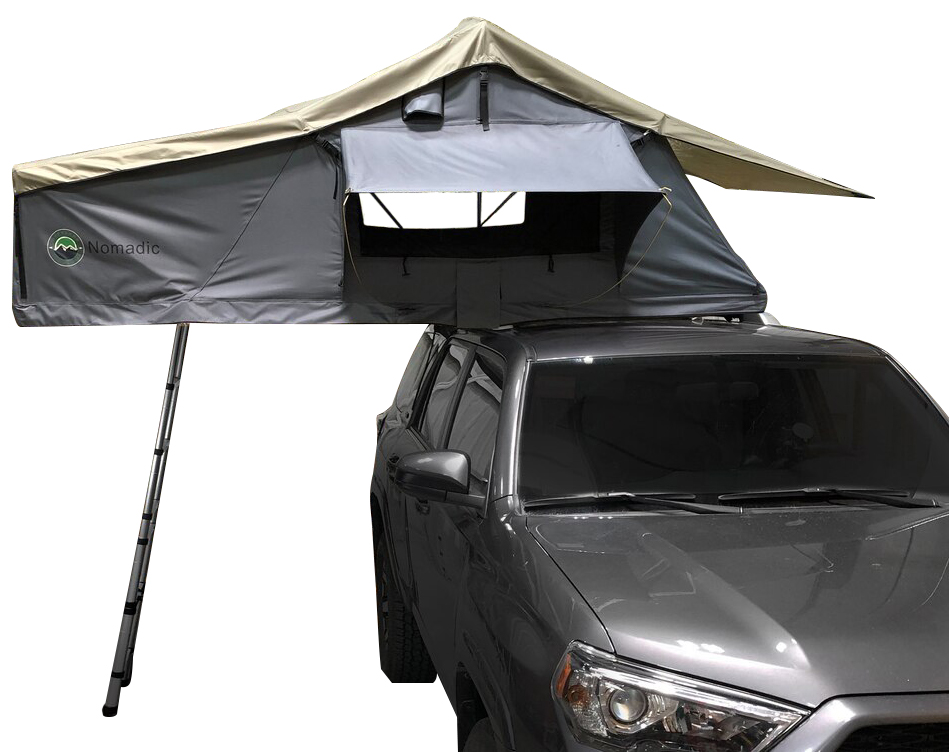 Overland Vehicle Systems Nomadic 3 Extended Roof Top Tent - Dark Gray