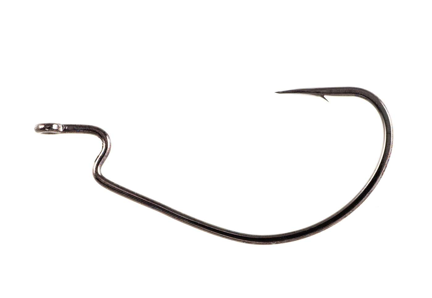 Owner Hooks Bass J Hook with Cutting Point, Z Bend Worm