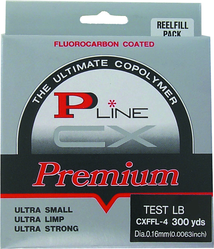 P-Line Cx Premium Fluorocarbon-Coated Mono Filler Spool