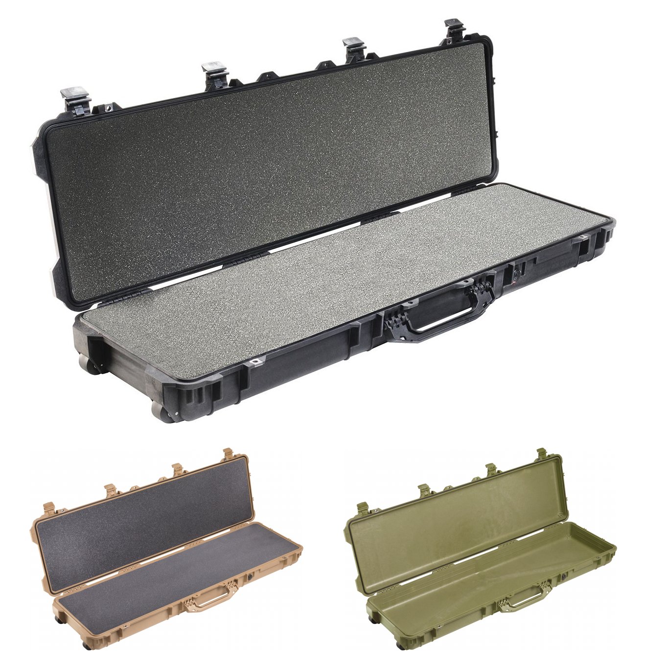 Pelican 1750 Waterproof Rifle Case Travel Vault Protector. FREE
