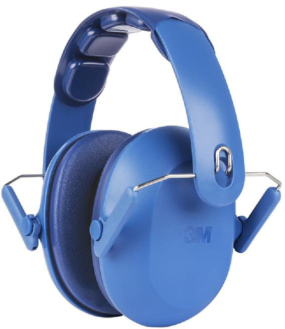 Peltor PKIDSBBLU Kids Hearing Protection 22 DB Over The Head Blue Cups  W/Blue H Free Shipping over $49!