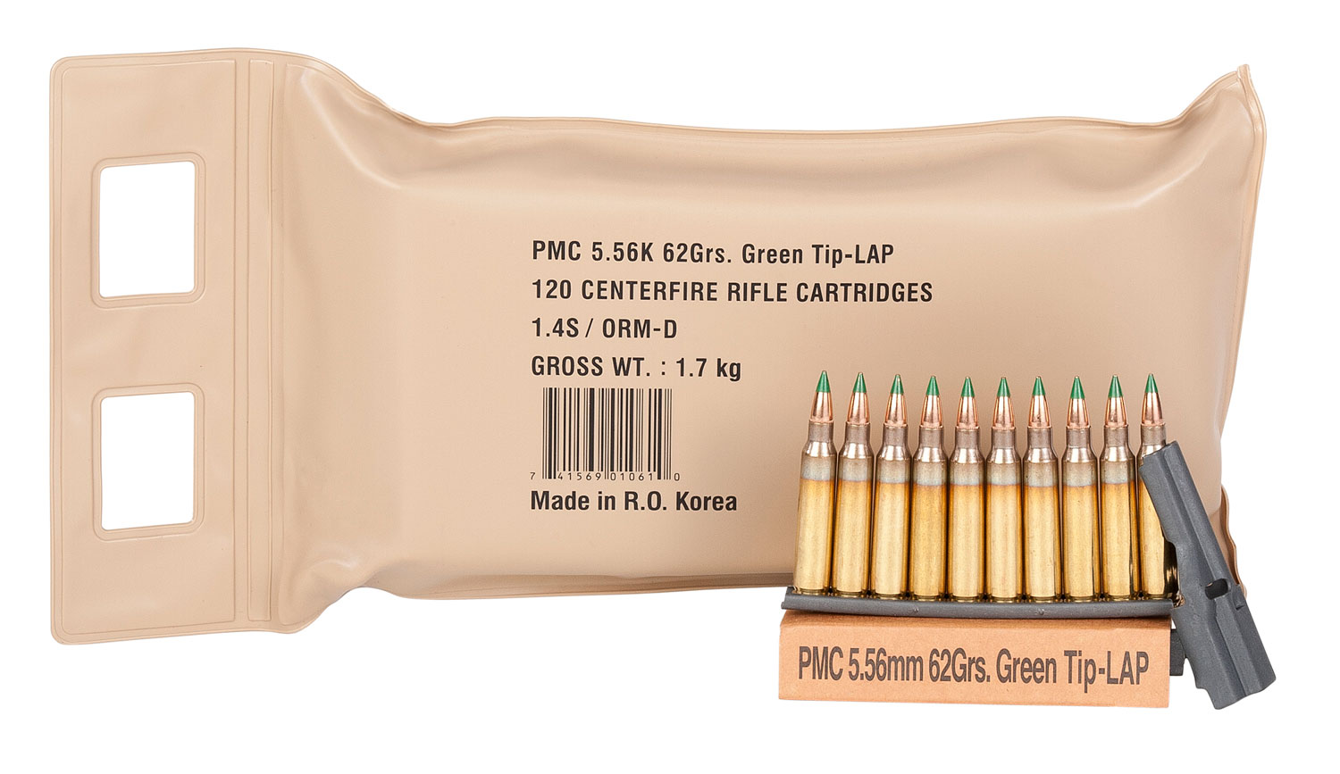 PMC Ammunition 556K X-Tac 5.56x45mm NATO 62 Grain Light Armor Piercing Brass  Centerfire Rifle Ammunition PMC556K 13% Off