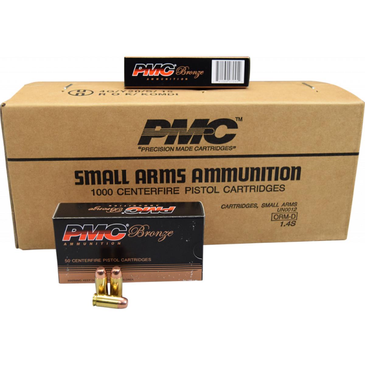 PMC Ammunition BRONZE 40 S&W 180 GR FMJ FP