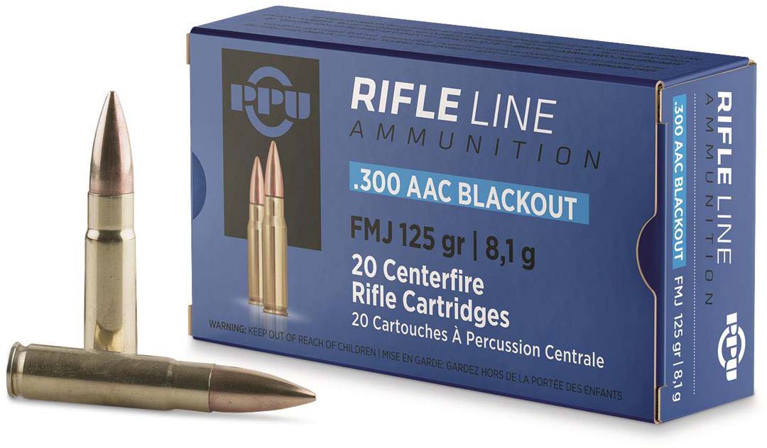 Ppu Ammo .300 Aac Blackout 125gr. Hpbt