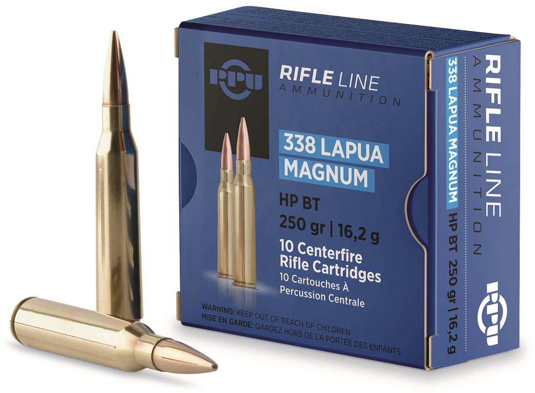 Ppu Ammo .338 Lapua Magnum 250gr. Hpbt