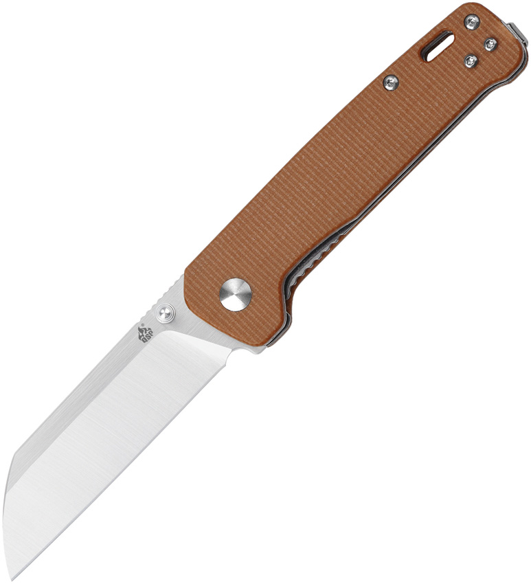 QSP Knife Penguin Linerlock Tan Micarta