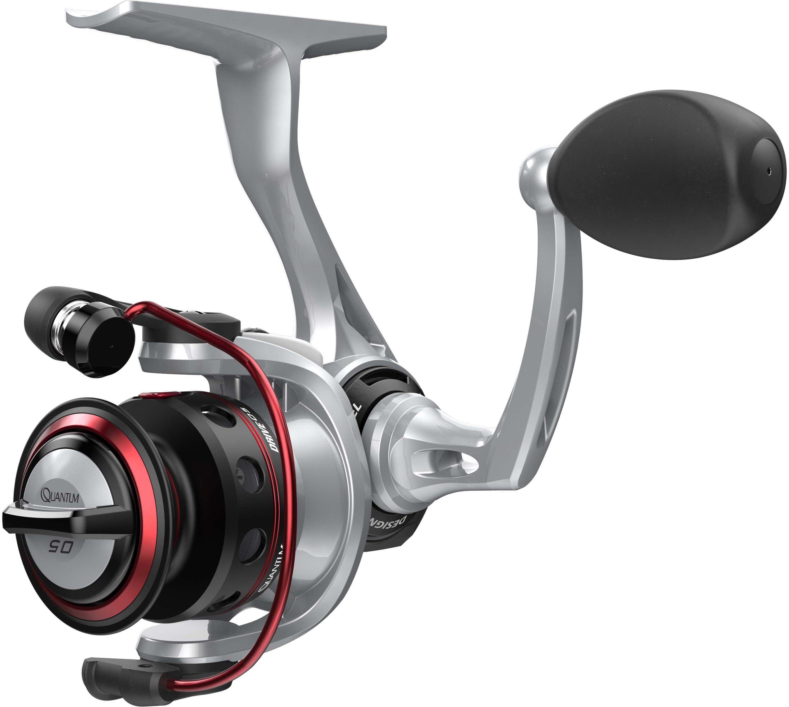 Quantum Throttle Spinning Fishing Reel, Size 30 Reel, Silver 