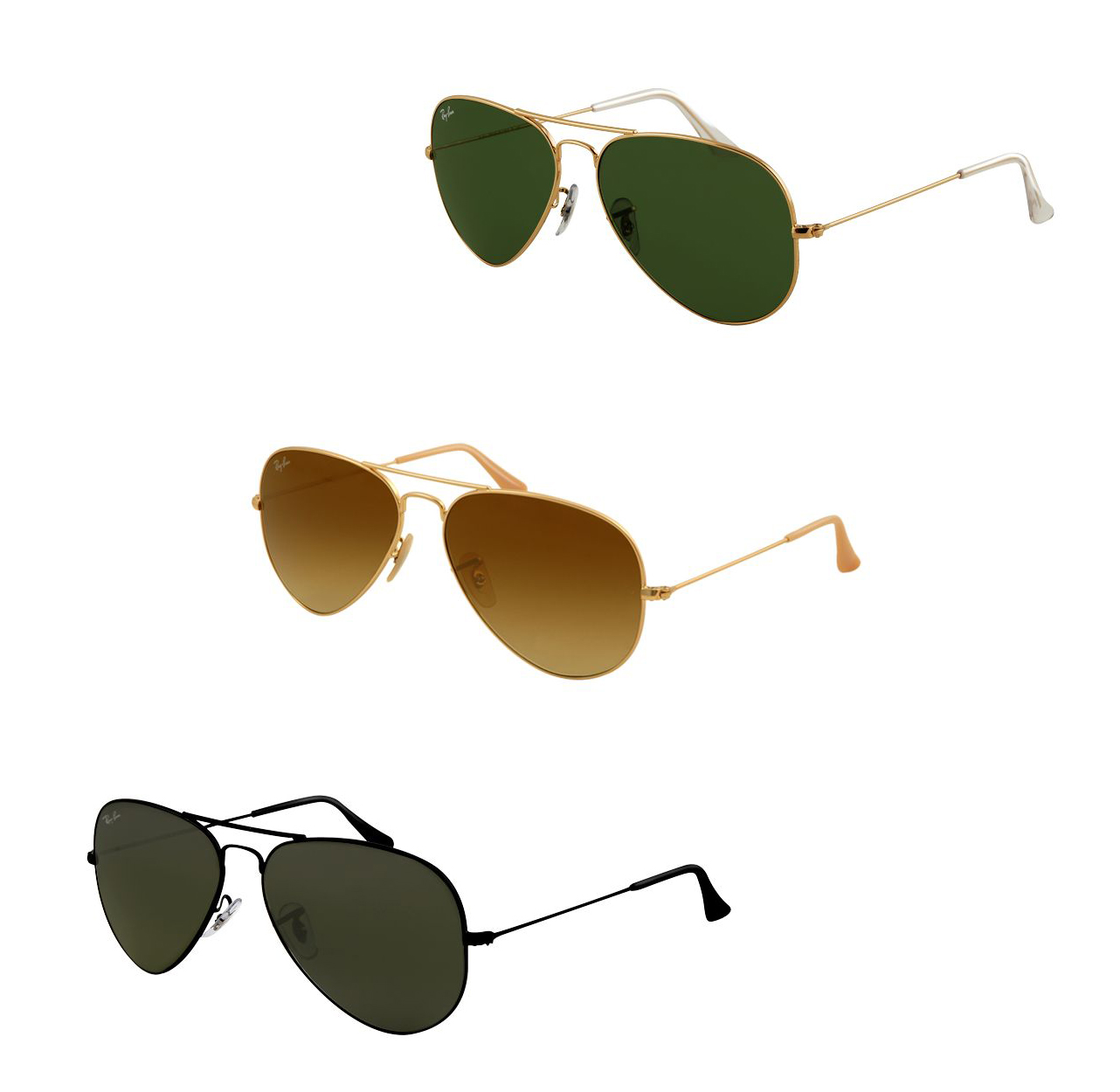 Ray Ban Rb3025 Aviator Large Metal Sunglasses 86 Models