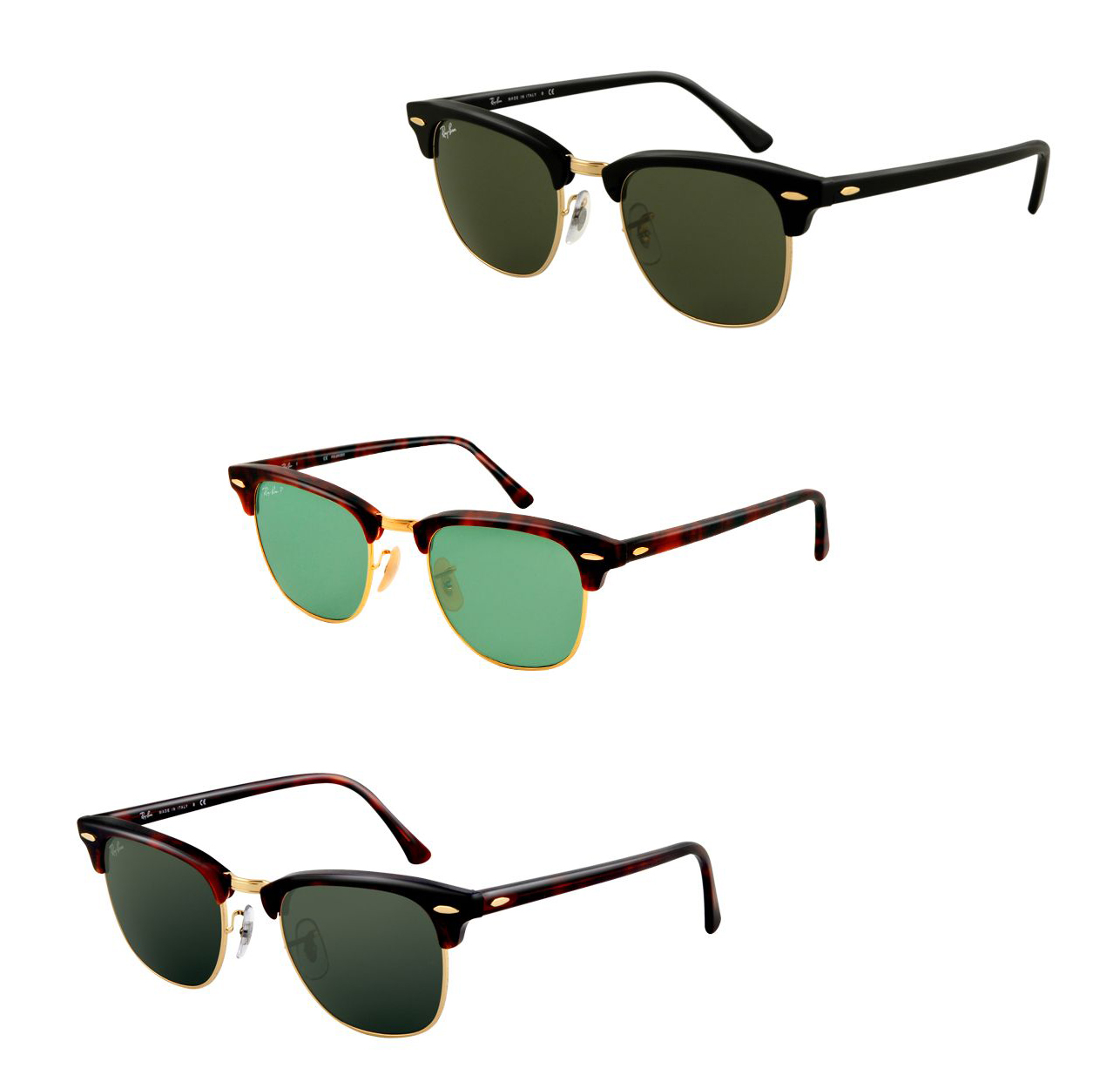 Ray Ban Clubmaster Sunglasses Rb3016 4 4 Star Rating W Free S H