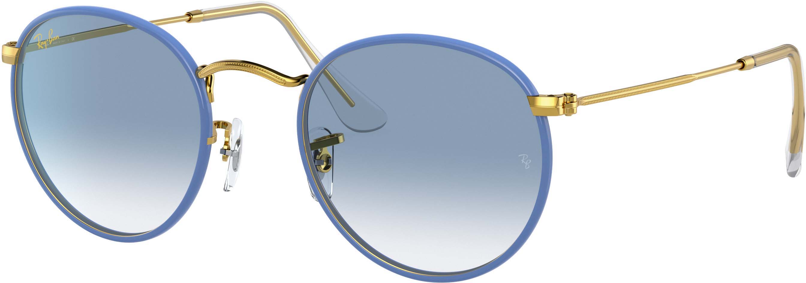 Ray ban circle sunglasses blue online