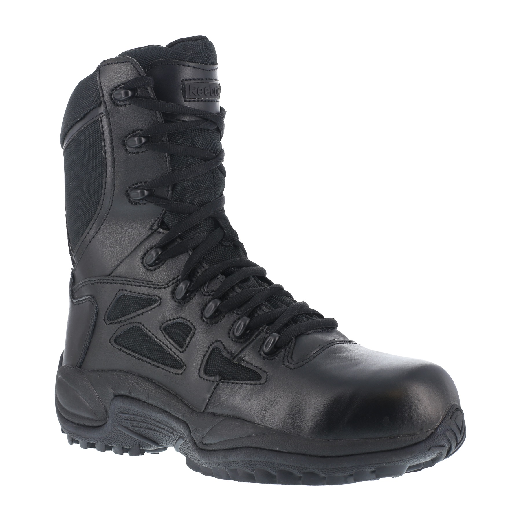 reebok boots black