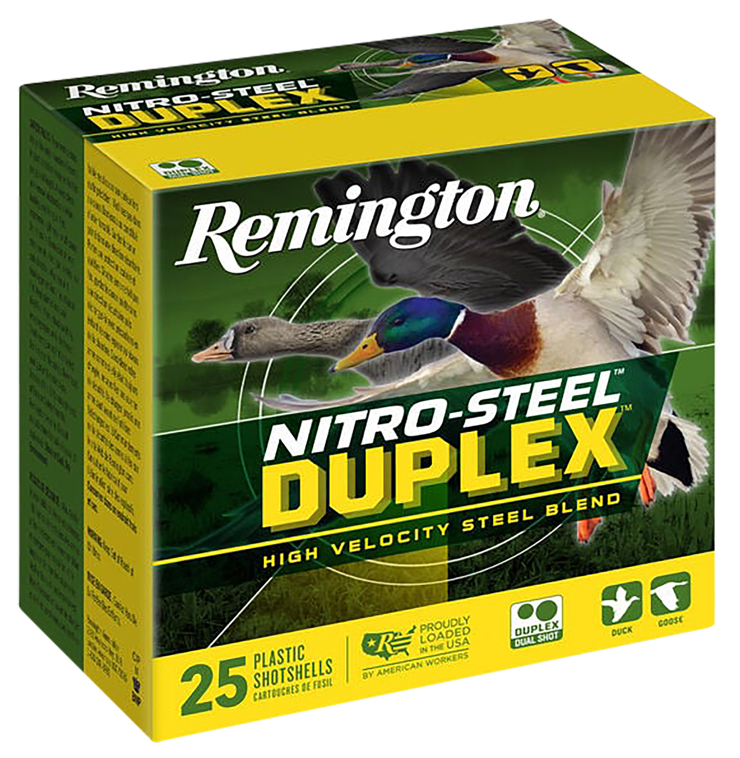 Remington Nitro Steel Duplex 12 Gauge 2x4 3in Shotshell Ammunition