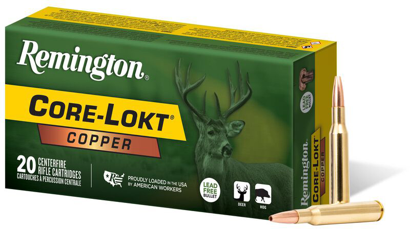 Remington Core-Lokt .270 Winchester 130 Grain Copper HP Brass Cased Rifle Ammunition