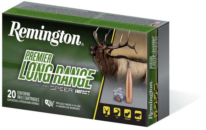 Remington Premier Long Range 6.5mm PRC 140 Grain Speer Impact Brass Cased Rifle Ammunition
