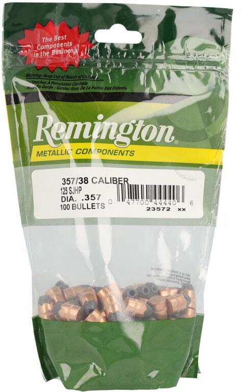 Remington Component Handgun Bullet .357/.38 125 Grain, SJHP