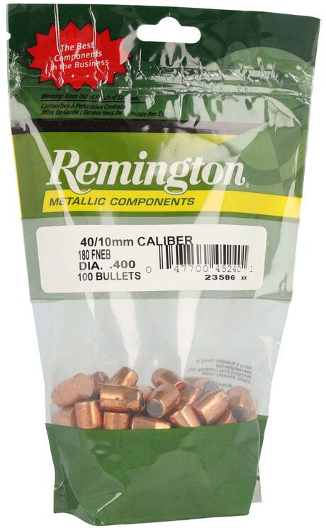 Remington Component Handgun Bullet .40/10mm 180 Grain, FNEB