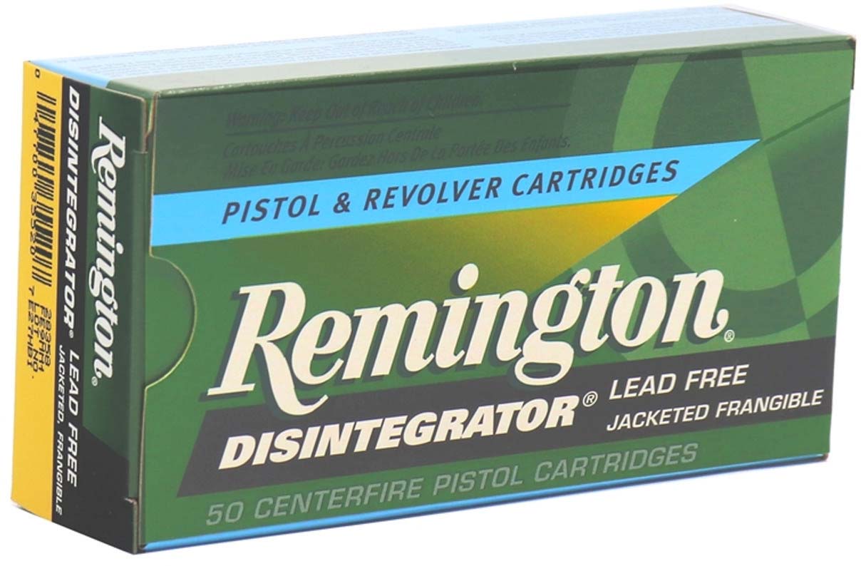 Remington Disintegrator Lead-Free 9mm Luger +P Jacketed Frangible Pistol Ammunition