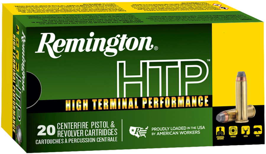 Remington High Terminal Performance .357 Magnum 180 Grain Semi-Jacketed Hollow Point Centerfire Pistol Ammunition