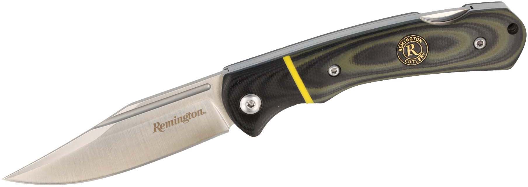 Remington Hunting Knife Gut Hook Fixed Blade Knife Black (4.5