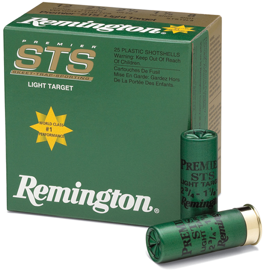 Remington Premier STS Target 12 Gauge 1 1/8 oz 1145 ft/s 2.75in Shotgun Ammunition