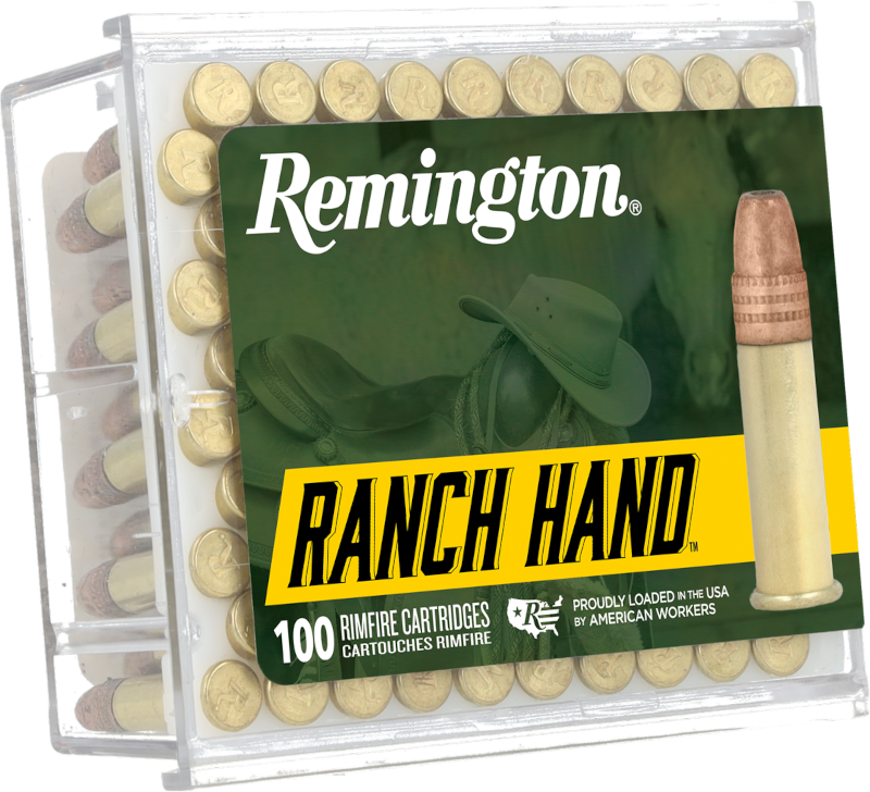 Remington Ranch Hand 22LR 42 Grain 22 Yellow Jacket Plated Hollow Point Cased Rimfire Ammunition