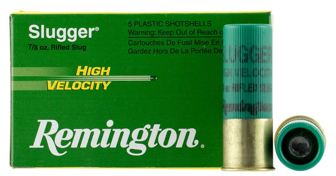 Remington Slugger 12 Gauge 2 3/4'' Rifled Shotgun Slug Ammunition