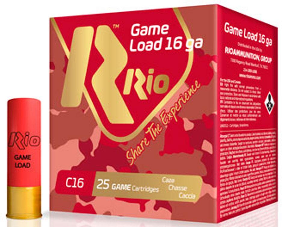 RIO Ammunition Heavy Field Shotshells 16 ga 2-3/4in 1-1/8 1260 fps Size 8