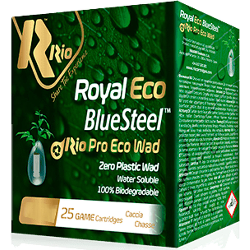 RIO Ammunition Royal 24 ECO BlueSteel 20 Gauge 2 3/4" 6 Shot Shotgun Ammunition