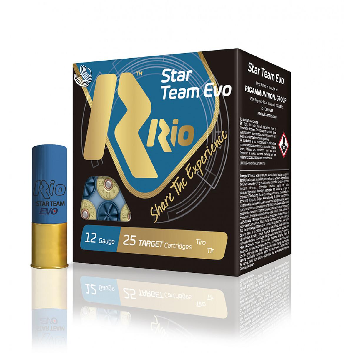 RIO　Low　7.5　Size　Recoil　Star　2-3/4in　19%　Ammunition　1135fps　ST28LR75　Off　Team　12ga　28　1oz