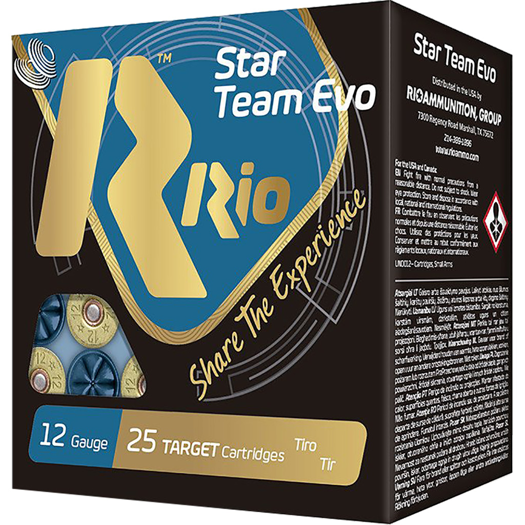 RIO Ammunition Star Team 32 HV 12ga 2-3/4in 1300fps 1-1/8oz Size 8